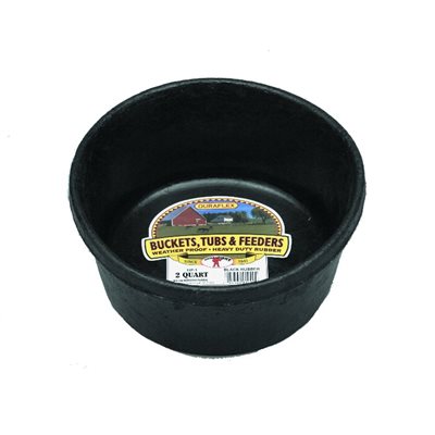 SEAU CAOUTCHOUC DOS PLAST 18 QT