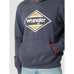 HOODIE HOM WRANGLER BLEU DIAMOND