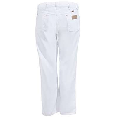 white wrangler pants