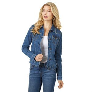 LADIES DENIM WRANGLER JACKET