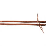 CL BARB WIRE REINS 7' GOLDEN