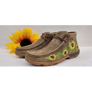 LADIES TWISTED X BOOT SUNFLOWER CHUKKA