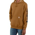 HOODIE CARHARTT LOGO SLEEEVE