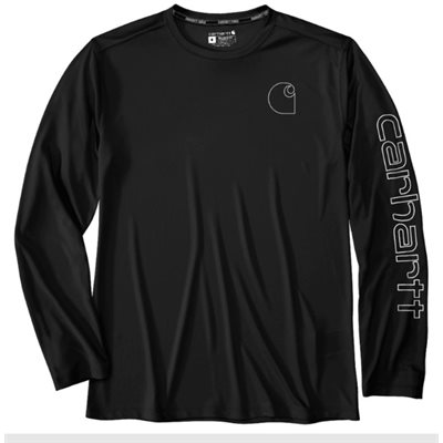 T shirt homme carhartt logo gris