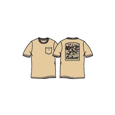 T shirt poche chien soybean