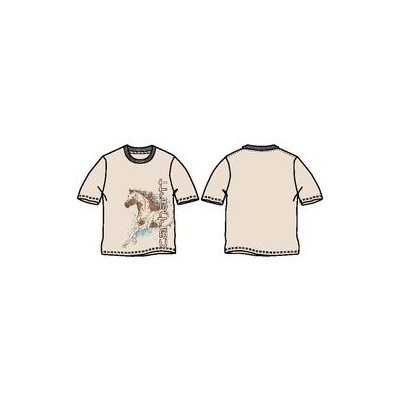 T-shirt fille horse turtle dove