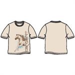 T-shirt fille horse turtle dove