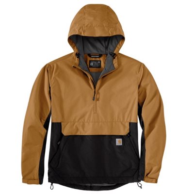 Manteau impermiable carhartt beige / noir