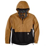 Manteau impermiable carhartt beige / noir