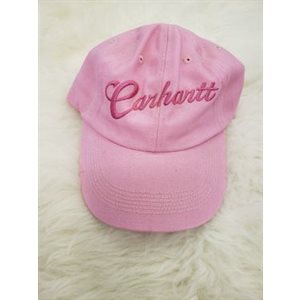 SIGNATURE CANVAS CAP ENFANT ROSE