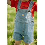 Bodysuit and denim overall
