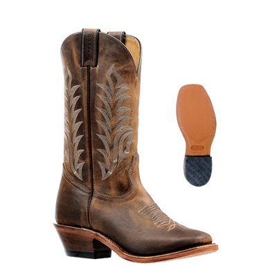 BOTTE FEMME BOULET BOUT RUSTIQUE POINTUE