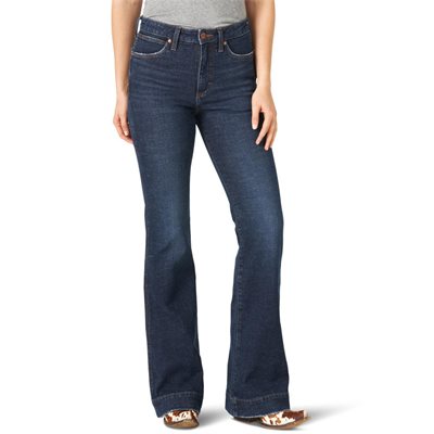 JEANS FEMME WRANGLER RETRO GREEN