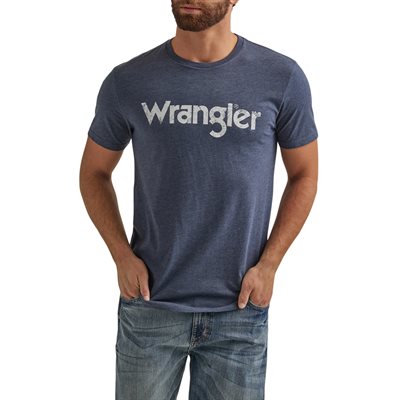MENS NAVY WRANGLER T SHIRT