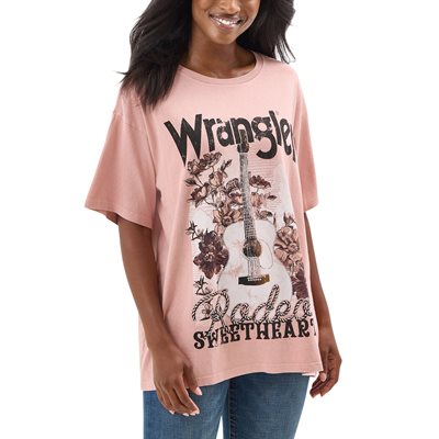 WOMENS MISTY ROSE WRANLGER T SHIRT