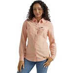 CHEMISE FEM M / L PEACH SNAP WRANGLER