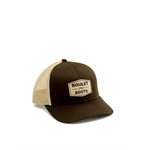 Casquette Boulet brune, filet kaki