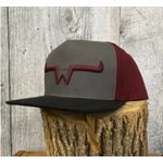 CAP WITHOUT NET BURGUNDY