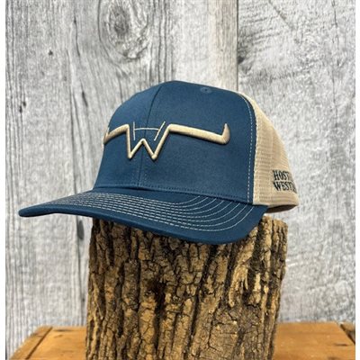 Hostile western cap navy / tan