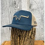 Casquette Hostile western marine / tan