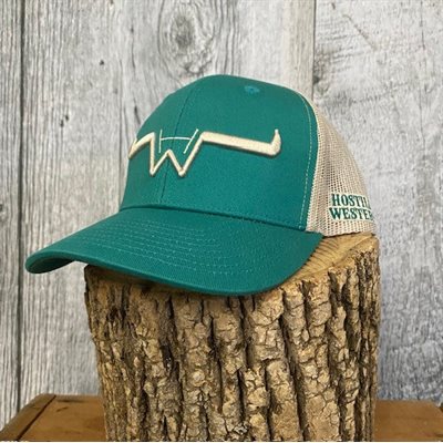 Casquette Hostile western teal / tan