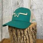 Casquette Hostile western teal / tan