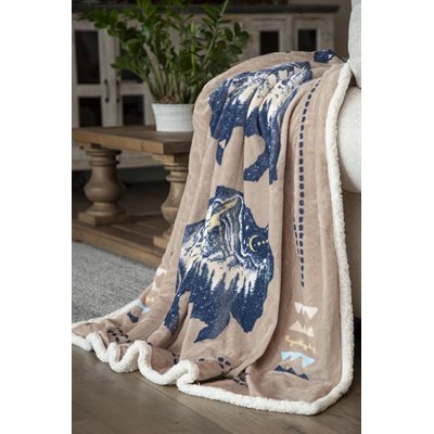 Three Buffalo Throw