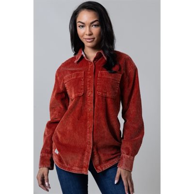 DIXON CORD TOP FEM RUST KIMES RANCH