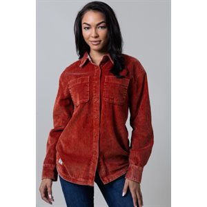 DIXON CORD TOP FEM RUST KIMES RANCH