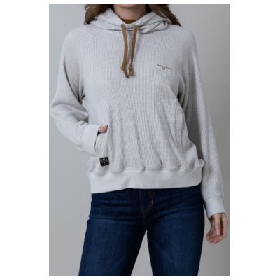 LAGUNA HOODIE FEMME OATMEAL KIMES RANCH