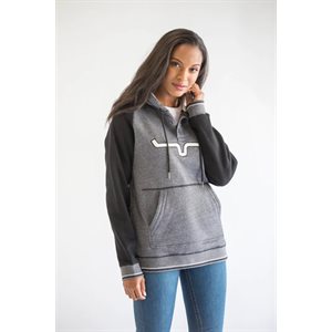 LADIES CHARCOAL AMIGO LIMES RANCH HOODIE