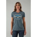 DISTANCE T SHIRT FEM INDIGO KIMES RANCH