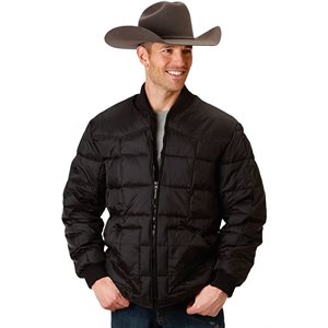 MANTEAU ROPER NYLON HOMME NOIR