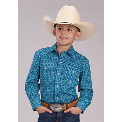 Chemise garcon m / l Bluebird Foulard Roper