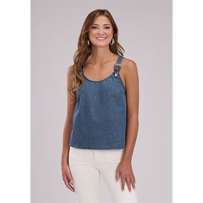Tank top fem denim Roper