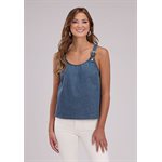 Tank top fem denim Roper