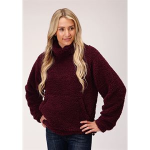 LADIES POLAR FLEECE WINE ROPER