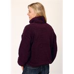LADIES CHARCOAL POLAR FLEECE ROPER