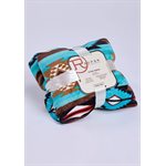 Couverture Turq Aztec Roper