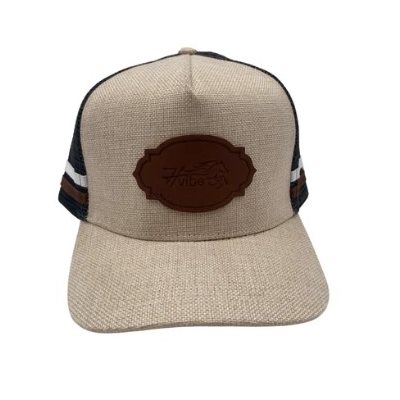 Casquette trucker brune