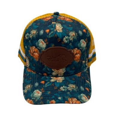 Casquette trucker jaune