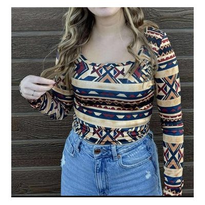 Croptop manche longe