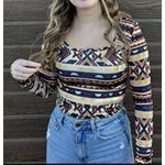 Croptop manche longe