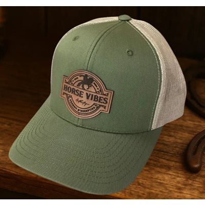Casquette kaki authentique horse vibes