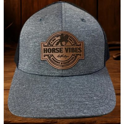 Casquette gris / bleu authentique horse vibes