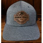 Casquette gris / bleu authentique horse vibes