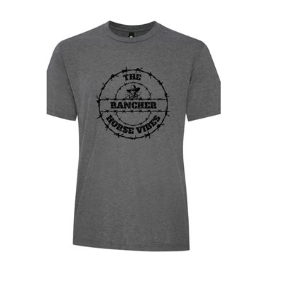 T shirt the rancher gris Horse vibes