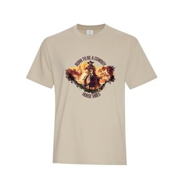 T shirt Born to be a cowboy