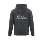 Hoodie zip family ranch gris horse vibes