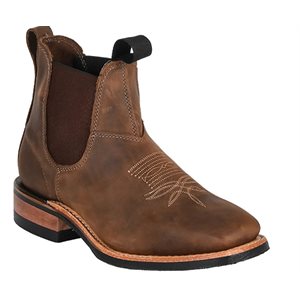 Mens dirty brown crazy horse boots